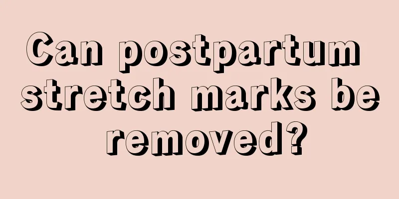 Can postpartum stretch marks be removed?