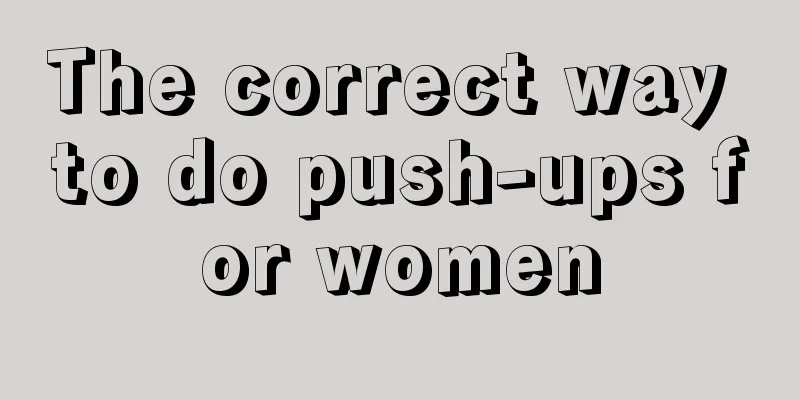 The correct way to do push-ups for women