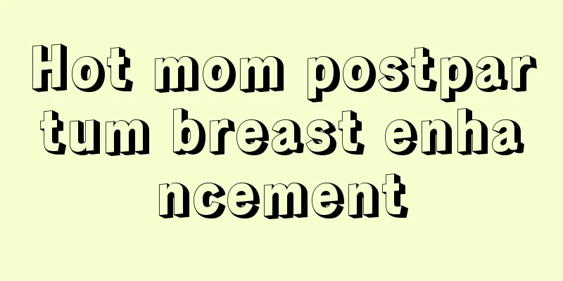 Hot mom postpartum breast enhancement