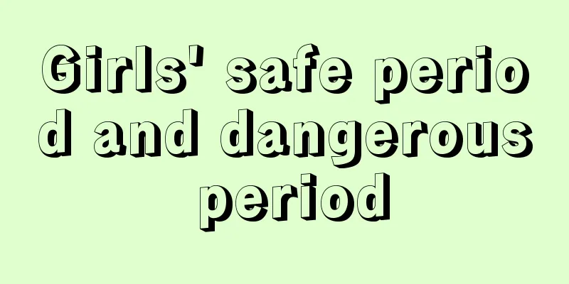 Girls' safe period and dangerous period