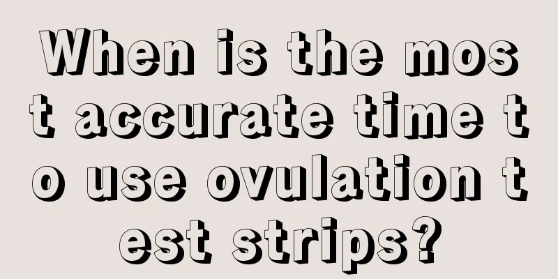 When is the most accurate time to use ovulation test strips?