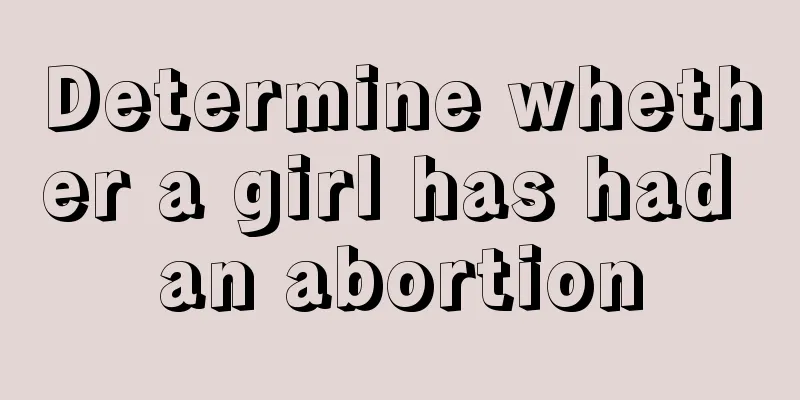 Determine whether a girl has had an abortion