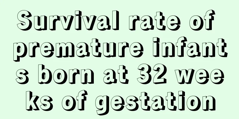 Survival rate of premature infants born at 32 weeks of gestation