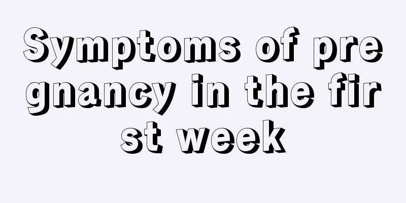 Symptoms of pregnancy in the first week