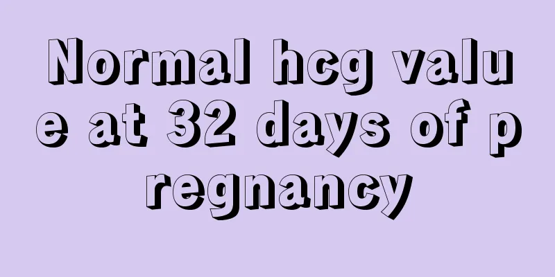 Normal hcg value at 32 days of pregnancy