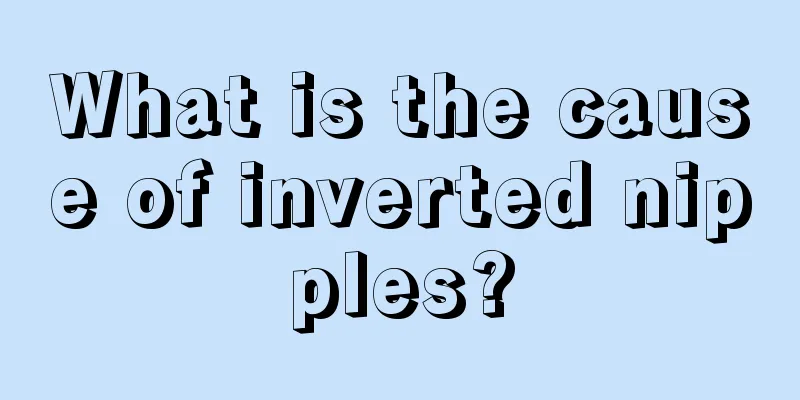 What is the cause of inverted nipples?