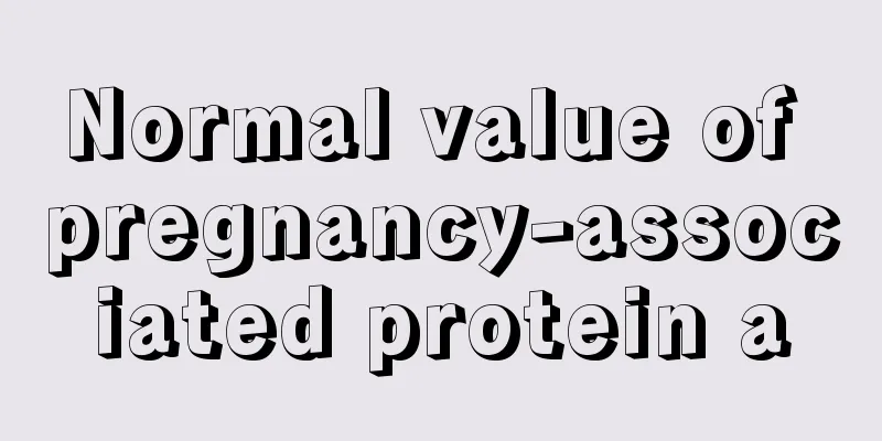 Normal value of pregnancy-associated protein a