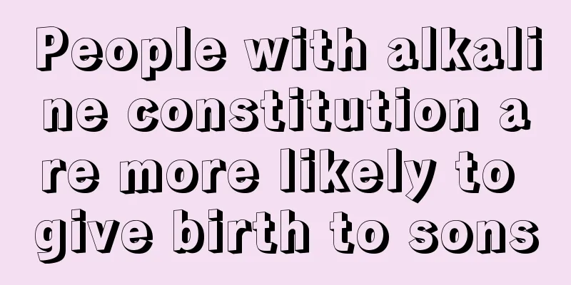 People with alkaline constitution are more likely to give birth to sons