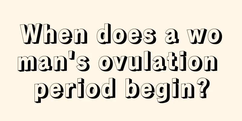 When does a woman's ovulation period begin?