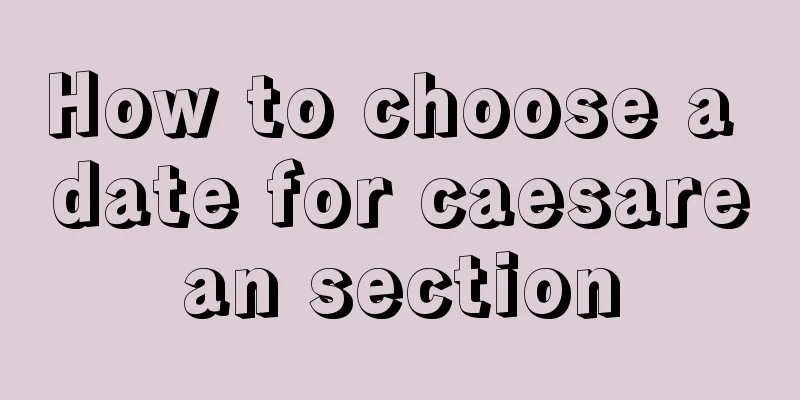 How to choose a date for caesarean section