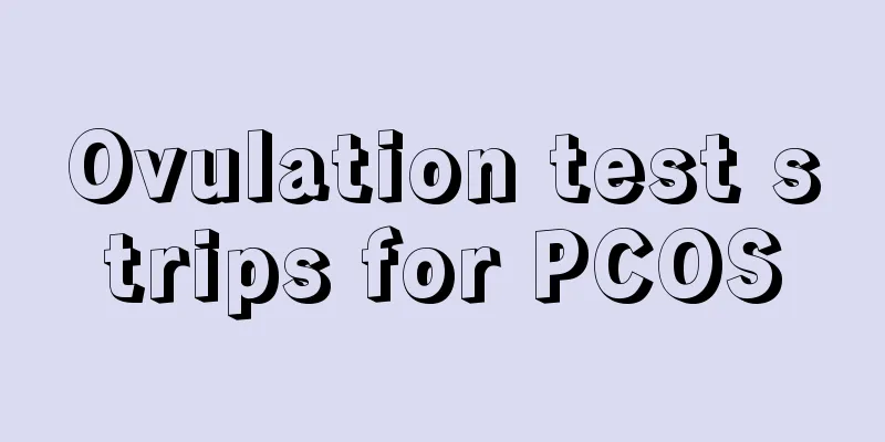 Ovulation test strips for PCOS