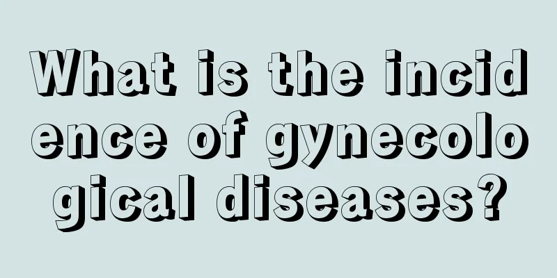 What is the incidence of gynecological diseases?