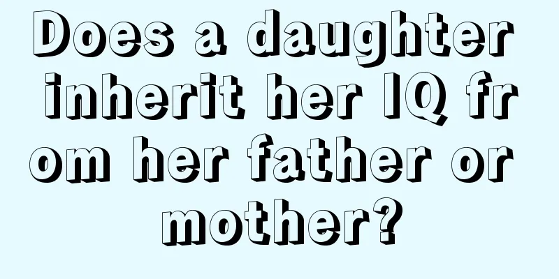 Does a daughter inherit her IQ from her father or mother?