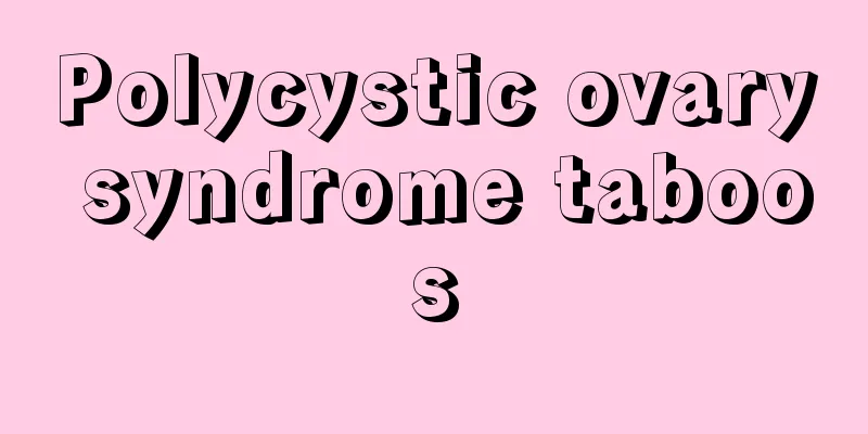 Polycystic ovary syndrome taboos