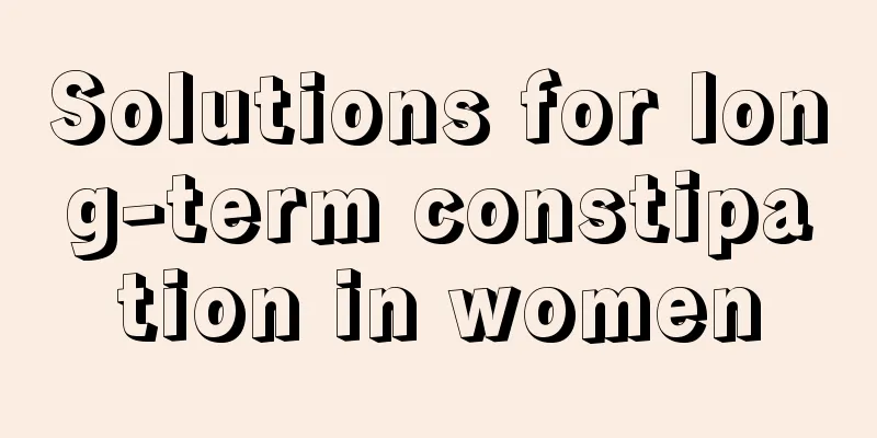 Solutions for long-term constipation in women