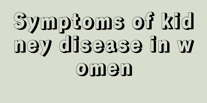 Symptoms of kidney disease in women