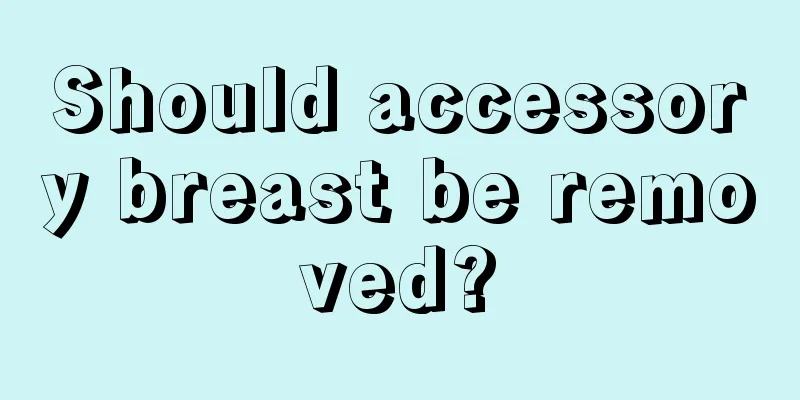 Should accessory breast be removed?