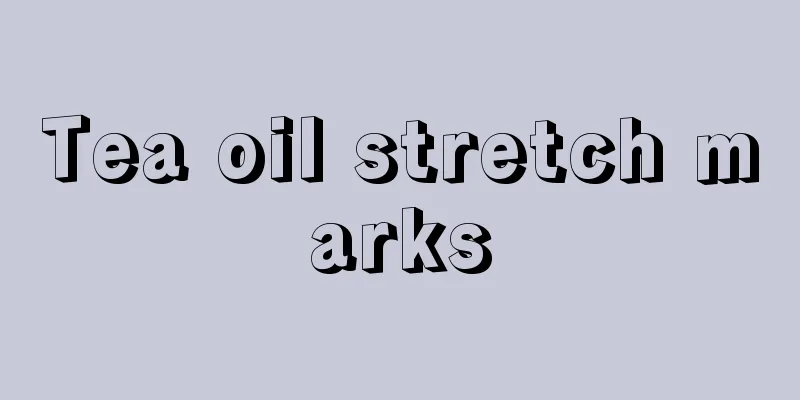 Tea oil stretch marks