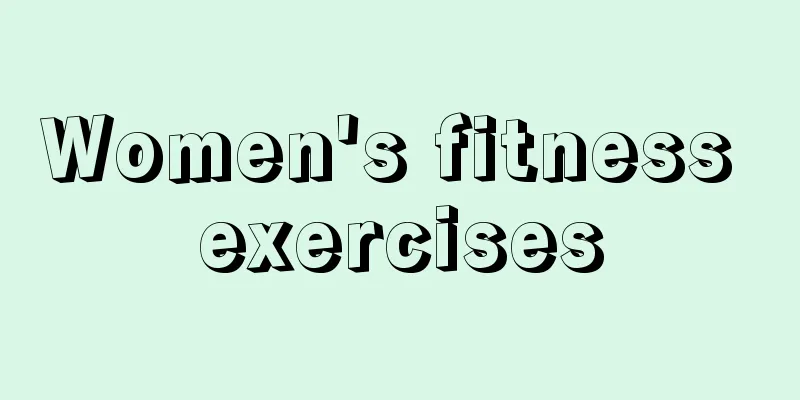 Women's fitness exercises