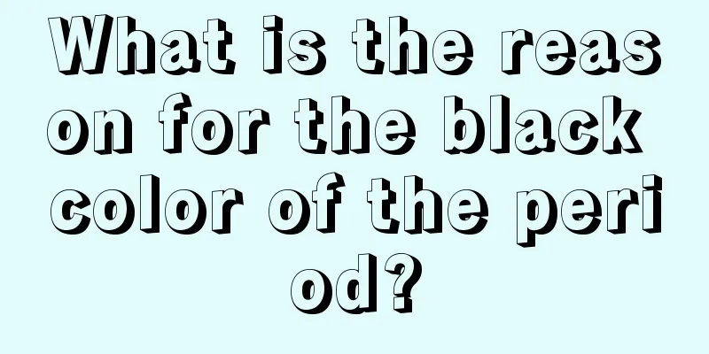 What is the reason for the black color of the period?