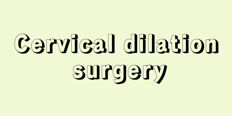 Cervical dilation surgery