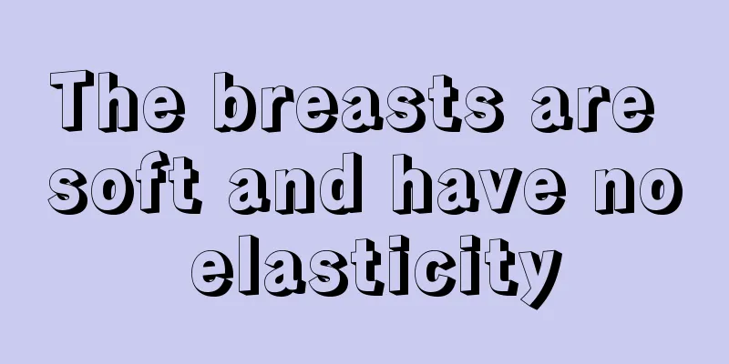 The breasts are soft and have no elasticity