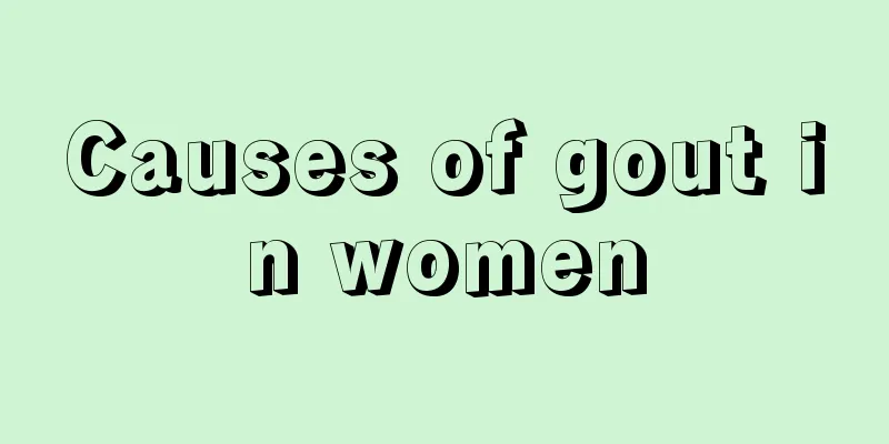 Causes of gout in women