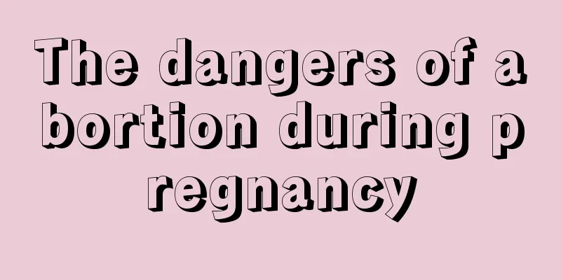 The dangers of abortion during pregnancy