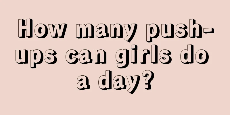 How many push-ups can girls do a day?