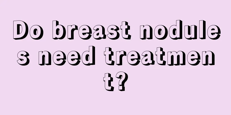 Do breast nodules need treatment?