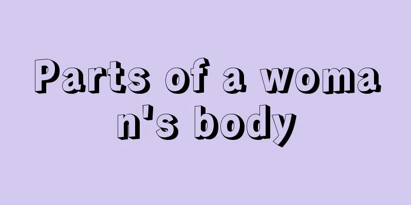 Parts of a woman's body