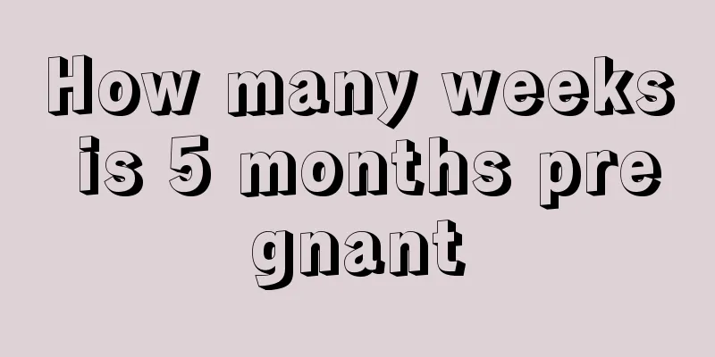 How many weeks is 5 months pregnant