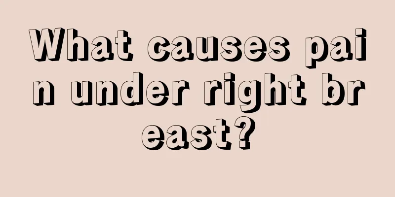 What causes pain under right breast?