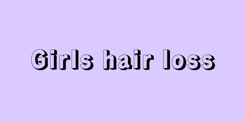 Girls hair loss