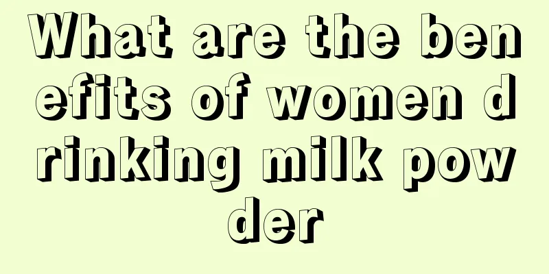 What are the benefits of women drinking milk powder