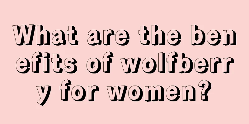 What are the benefits of wolfberry for women?