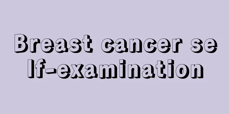 Breast cancer self-examination