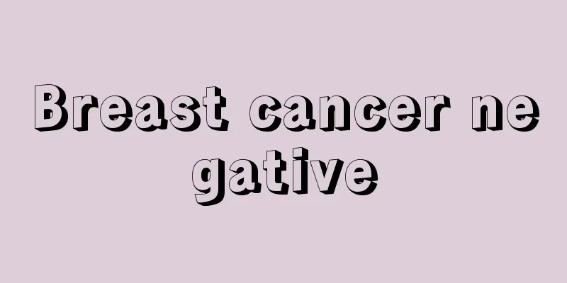 Breast cancer negative