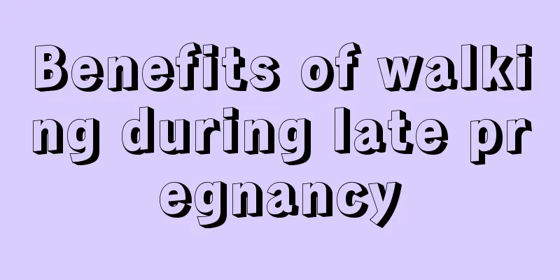 Benefits of walking during late pregnancy