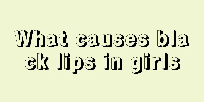 What causes black lips in girls