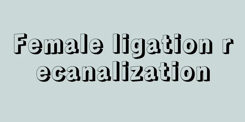 Female ligation recanalization