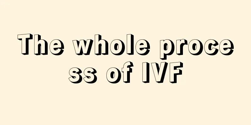 The whole process of IVF