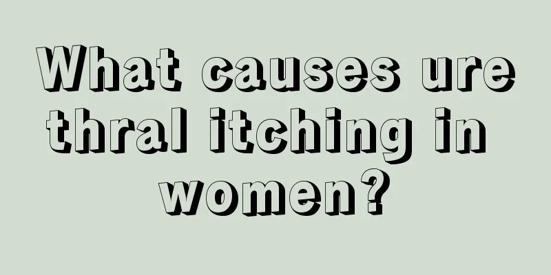 What causes urethral itching in women?