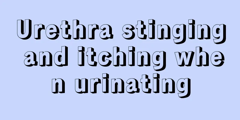 Urethra stinging and itching when urinating