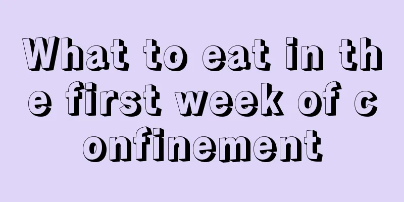 What to eat in the first week of confinement