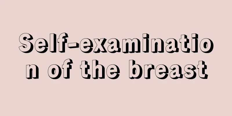 Self-examination of the breast