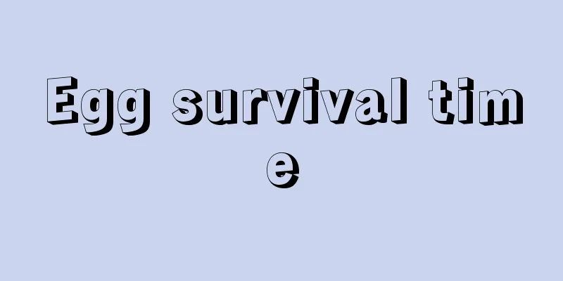 Egg survival time