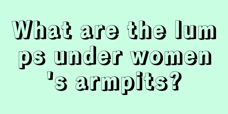 What are the lumps under women's armpits?