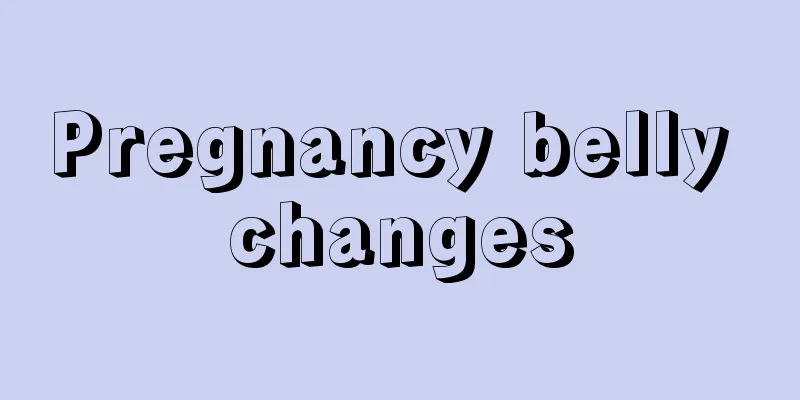 Pregnancy belly changes