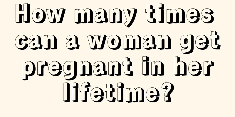 How many times can a woman get pregnant in her lifetime?